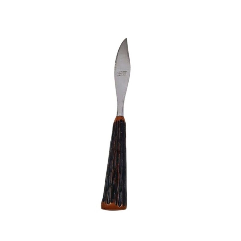 Vintage Fleetwood Designers Serrated Steak Knife MCM Stainless Steel